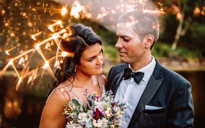Add quick creative lighting effects to your wedding portraits using Fractal filters